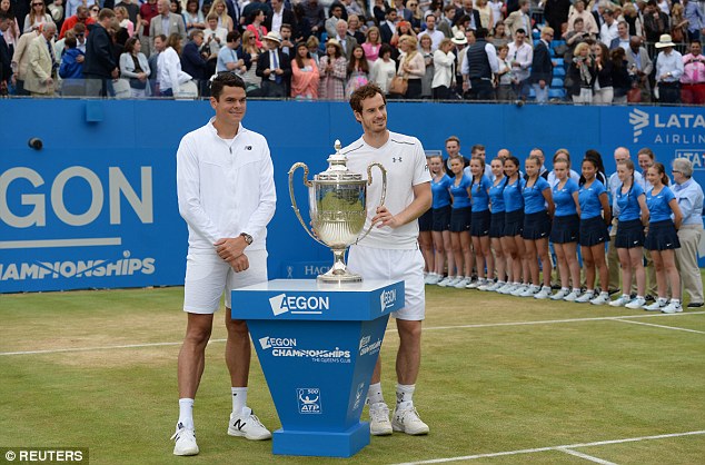 به‌ وێنه‌...ئاندی مارای بووه‌ پاڵه‌وانی تێنسی له‌نده‌ن